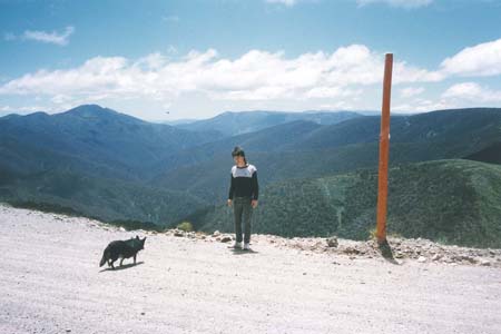 Mt Hotham with Tammy 1988